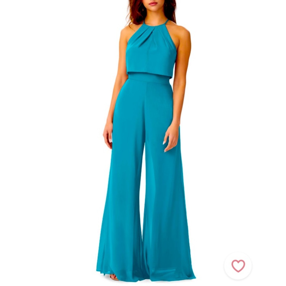 Azazie 2pc Halter Kenzi Jumpsuit Set